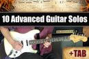 10 Advanced Guitar Solos + TAB
