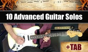 10 Advanced Guitar Solos + TAB
