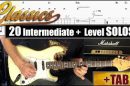 20 Classic Intermediate Level Solos + TAB