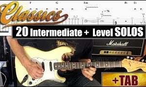 20 Classic Intermediate Level Solos + TAB