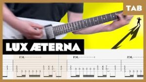 Lux Æterna Metallica Cover | Guitar Tab | Lesson | Tutorial