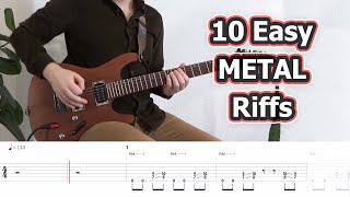 10 Easy Metal Riffs (with Tabs)