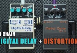 FX CHAIN: Digital Delay + Distortion (BOSS Digital Delay DD-8 + BOSS Metal Zone MT-2)