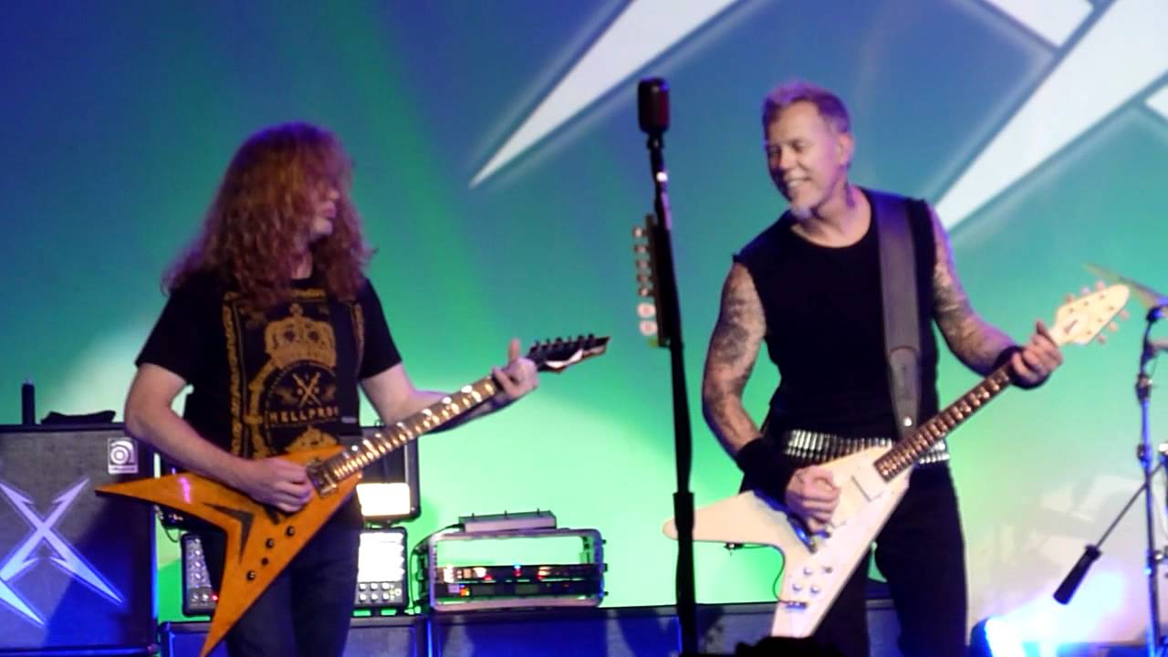 Video Thumbnail: Metallica w/ Dave Mustaine – Phantom Lord (Live in San Francisco, December 10th, 2011)