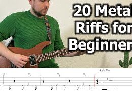 20 Metal Guitar Riffs for Beginners (with Tabs)