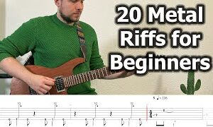 20 Metal Guitar Riffs for Beginners (with Tabs)
