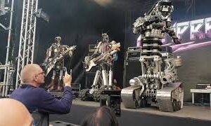 Compressorhead, live at Gogbot 2018 -  song: Compressorhead