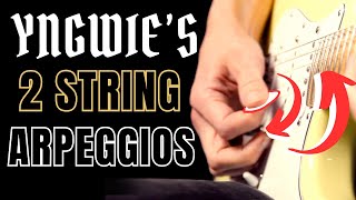 Yngwie Malmsteen's 2-String Arpeggios (Economy Picking)